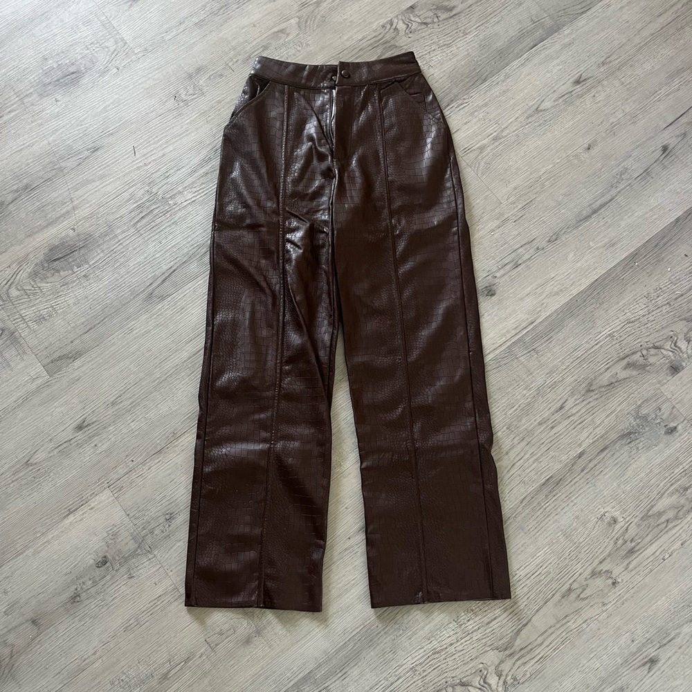 Manière De Voir Leather Pants